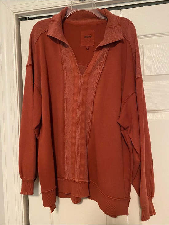 aerie Tops - Aerie Women's Rust Pullover Sweatshirt